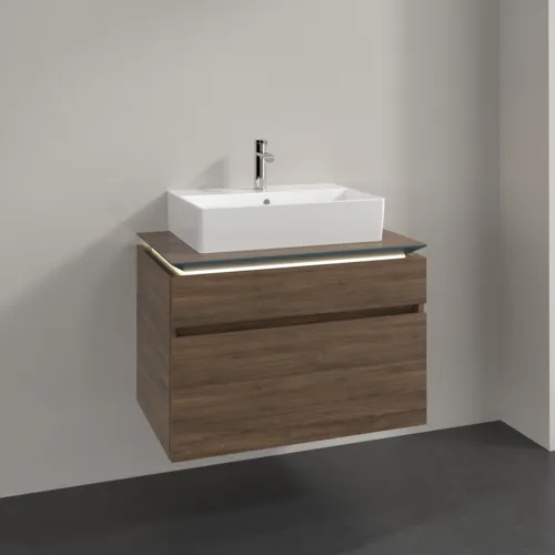 VILLEROY BOCH Legato toaletní skříňka, s osvětlením, 2 výsuvy, 800 x 550 x 500 mm, Arizona Oak / Arizona Oak #B602L0VH, obrázek 2