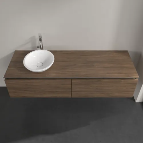 VILLEROY BOCH Legato toaletní skříňka, 2 výsuvy, 1600 x 380 x 500 mm, Arizona Oak / Arizona Oak #B59500VH, obrázek 4