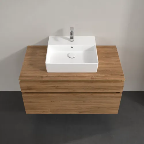VILLEROY BOCH Legato toaletní skříňka, 2 výsuvy, 1000 x 550 x 500 mm, dub Kansas / dub Kansas #B60400RH, obrázek 4