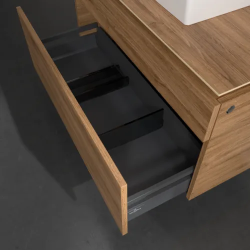 VILLEROY BOCH Legato toaletní skříňka, 2 výsuvy, 1000 x 550 x 500 mm, dub Kansas / dub Kansas #B60400RH, obrázek 6