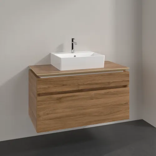 VILLEROY BOCH Legato toaletní skříňka, 2 výsuvy, 1000 x 550 x 500 mm, dub Kansas / dub Kansas #B60400RH, obrázek 2