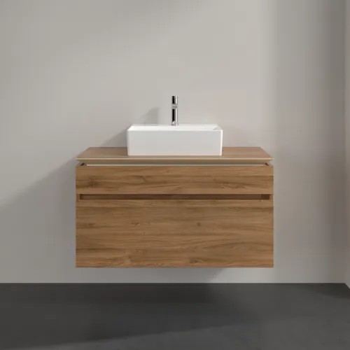 VILLEROY BOCH Legato toaletní skříňka, 2 výsuvy, 1000 x 550 x 500 mm, dub Kansas / dub Kansas #B60400RH, obrázek 3