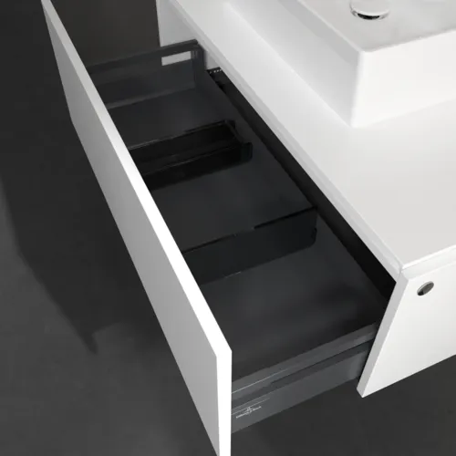 VILLEROY BOCH Legato toaletní skříňka, 1 zásuvka, 1000 x 380 x 500 mm, bílá matná / bílá matná #B60300MS, obrázek 6