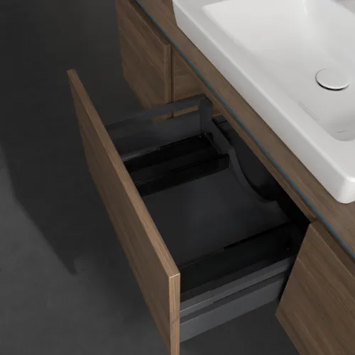 VILLEROY BOCH Legato toaletní skříňka, 3 výsuvy, 1400 x 380 x 500 mm, Arizona Oak / Arizona Oak #B68400VH, obrázek 6
