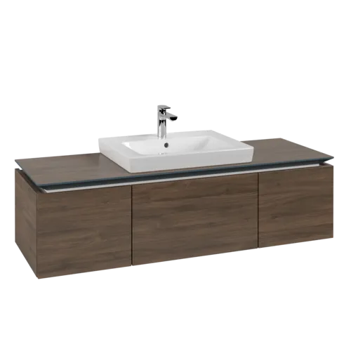 VILLEROY BOCH Legato toaletní skříňka, 3 výsuvy, 1400 x 380 x 500 mm, Arizona Oak / Arizona Oak #B68400VH