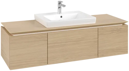 VILLEROY BOCH Legato toaletní skříňka, 3 výsuvy, 1400 x 380 x 500 mm, severský dub / severský dub #B68400VJ