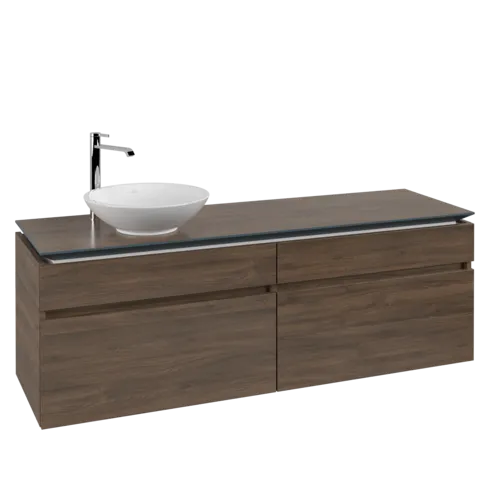 VILLEROY BOCH Legato toaletní skříňka, 4 výsuvy, 1600 x 550 x 500 mm, Arizona Oak / Arizona Oak #B59600VH