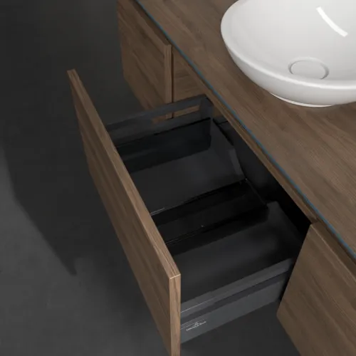 VILLEROY BOCH Legato toaletní skříňka, s osvětlením, 3 výsuvy, 1400 x 380 x 500 mm, Arizona Oak / Arizona Oak #B585L0VH, obrázek 5