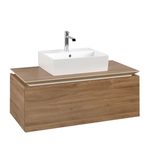 VILLEROY BOCH Legato toaletní skříňka, 1 zásuvka, 1000 x 380 x 500 mm, dub Kansas / dub Kansas #B60300RH