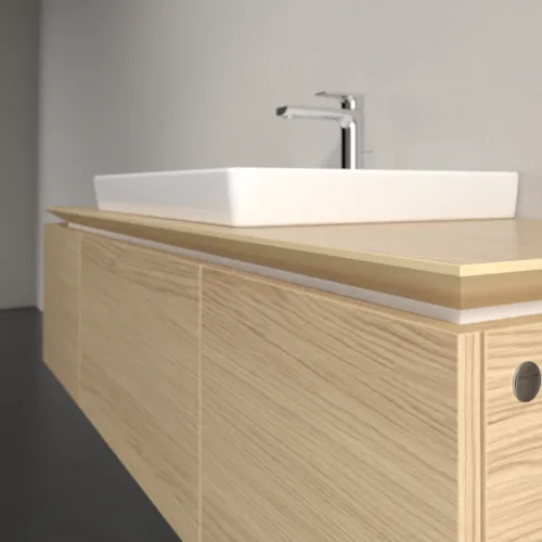 VILLEROY BOCH Legato toaletní skříňka, 3 výsuvy, 1200 x 380 x 500 mm, severský dub / severský dub #B68200VJ, obrázek 5