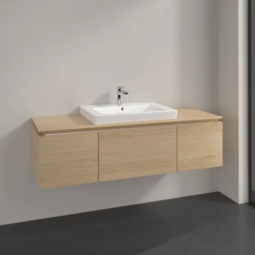 VILLEROY BOCH Legato toaletní skříňka, 3 výsuvy, 1200 x 380 x 500 mm, severský dub / severský dub #B68200VJ, obrázek 2