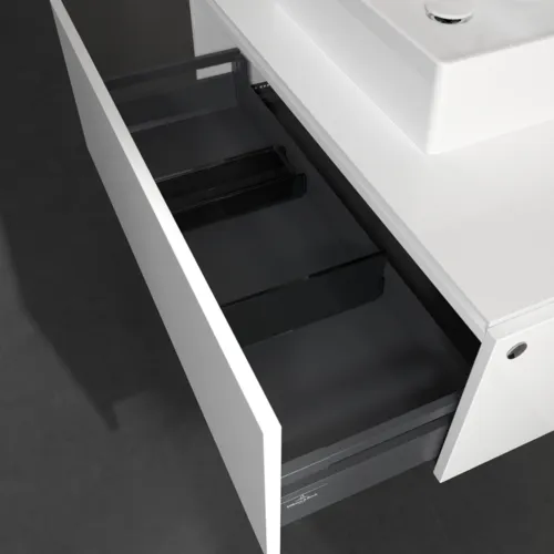 VILLEROY BOCH Legato toaletní skříňka, 1 zásuvka, 1000 x 380 x 500 mm, lesklá bílá / lesklá bílá #B60300DH, obrázek 6
