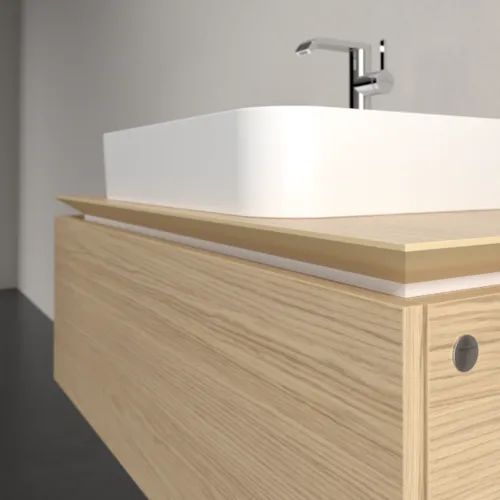 VILLEROY BOCH Legato toaletní skříňka, 1 zásuvka, 1000 x 380 x 500 mm, severský dub / severský dub #B75500VJ, obrázek 5