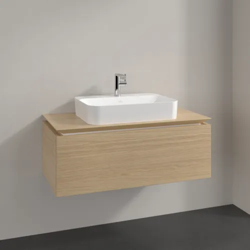 VILLEROY BOCH Legato toaletní skříňka, 1 zásuvka, 1000 x 380 x 500 mm, severský dub / severský dub #B75500VJ, obrázek 2