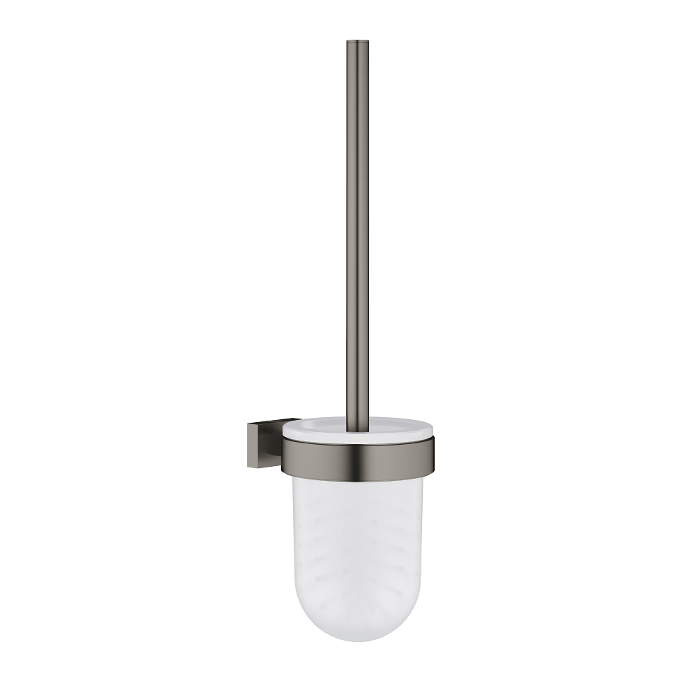 GROHE Essentials Cube Souprava na čištění toalety kartáčovaný Hard Graphite #40513AL1