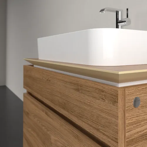 VILLEROY BOCH Legato toaletní skříňka, 2 výsuvy, 800 x 550 x 500 mm, dub Kansas / dub Kansas #B75400RH, obrázek 5