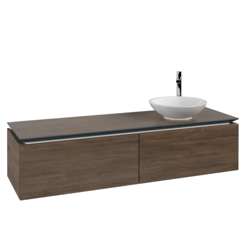 VILLEROY BOCH Legato toaletní skříňka, 2 výsuvy, 1600 x 380 x 500 mm, Arizona Oak / Arizona Oak #B59700VH