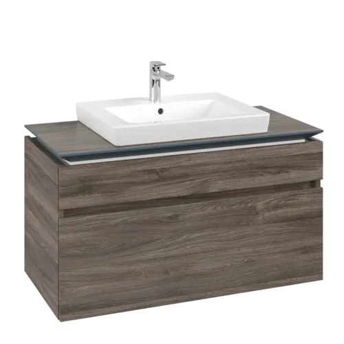 VILLEROY BOCH Legato toaletní skříňka, 2 výsuvy, 1000 x 550 x 500 mm, Kamenný dub / Kamenný dub #B68100RK