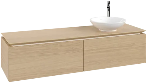 VILLEROY BOCH Legato toaletní skříňka, 2 výsuvy, 1600 x 380 x 500 mm, severský dub / severský dub #B59700VJ