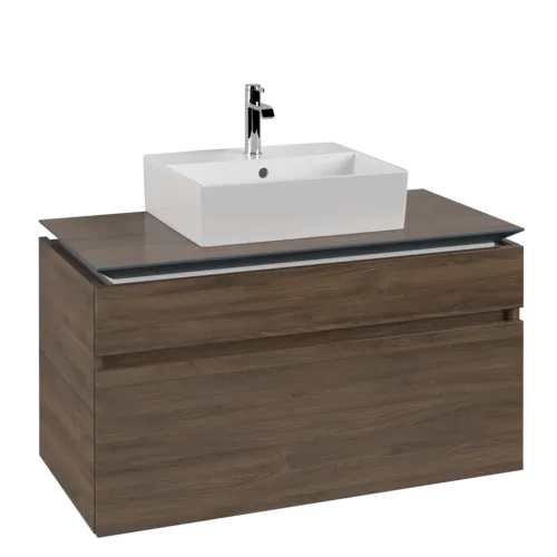 VILLEROY BOCH Legato toaletní skříňka, s osvětlením, 2 výsuvy, 1000 x 550 x 500 mm, Arizona Oak / Arizona Oak #B604L0VH
