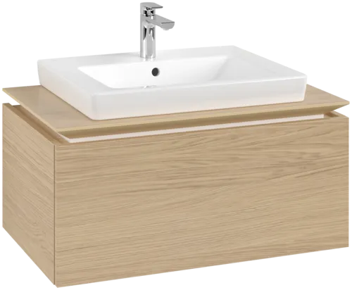 VILLEROY BOCH Legato toaletní skříňka, 1 zásuvka, 800 x 380 x 500 mm, severský dub / severský dub #B67800VJ