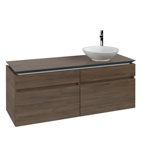 VILLEROY BOCH Legato toaletní skříňka, 4 výsuvy, 1400 x 550 x 500 mm, Arizona Oak / Arizona Oak #B59000VH