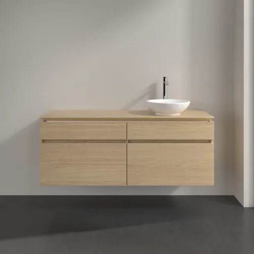 VILLEROY BOCH Legato toaletní skříňka, 4 výsuvy, 1400 x 550 x 500 mm, severský dub / severský dub #B59000VJ, obrázek 3