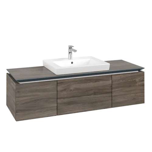 VILLEROY BOCH Legato toaletní skříňka, 3 výsuvy, 1200 x 380 x 500 mm, Kamenný dub / Kamenný dub #B68200RK