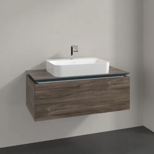 VILLEROY BOCH Legato toaletní skříňka, 1 zásuvka, 1000 x 380 x 500 mm, Kamenný dub / Kamenný dub #B75500RK, obrázek 2