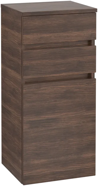 VILLEROY BOCH Boční skříňka Legato, 1 dvířka, 2 zásuvky, 400 x 870 x 350 mm, Arizona Oak / Arizona Oak #B72800VH