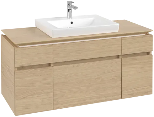 VILLEROY BOCH Legato toaletní skříňka, 5 výsuvů, 1200 x 550 x 500 mm, severský dub / severský dub #B68300VJ