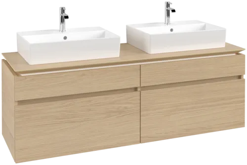 VILLEROY BOCH Legato toaletní skříňka, 4 výsuvy, 1600 x 550 x 500 mm, severský dub / severský dub #B67700VJ