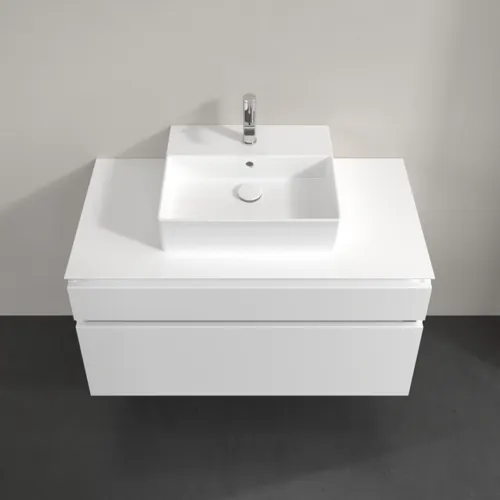 VILLEROY BOCH Legato toaletní skříňka, 2 výsuvy, 1000 x 550 x 500 mm, bílá matná / bílá matná #B60400MS, obrázek 4