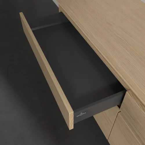 VILLEROY BOCH Legato toaletní skříňka, 4 výsuvy, 1600 x 550 x 500 mm, severský dub / severský dub #B59800VJ, obrázek 7