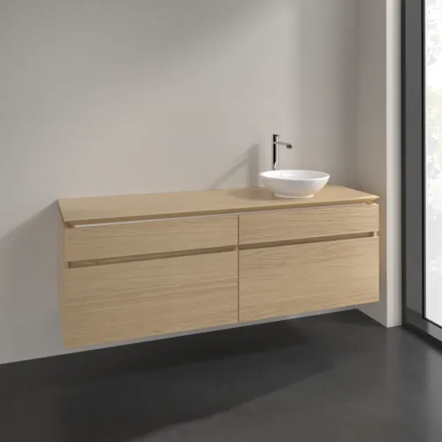 VILLEROY BOCH Legato toaletní skříňka, 4 výsuvy, 1600 x 550 x 500 mm, severský dub / severský dub #B59800VJ, obrázek 2