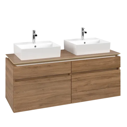 VILLEROY BOCH Legato toaletní skříňka, 4 výsuvy, 1400 x 550 x 500 mm, dub Kansas / dub Kansas #B66900RH