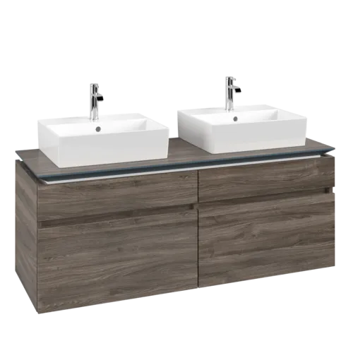 VILLEROY BOCH Legato toaletní skříňka, 4 výsuvy, 1400 x 550 x 500 mm, Kamenný dub / Kamenný dub #B66900RK