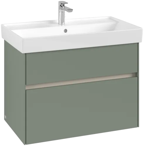 VILLEROY BOCH Toaletní skříňka Collaro, 2 výsuvy, 754 x 546 x 444 mm, jemně zelená #C01000AF