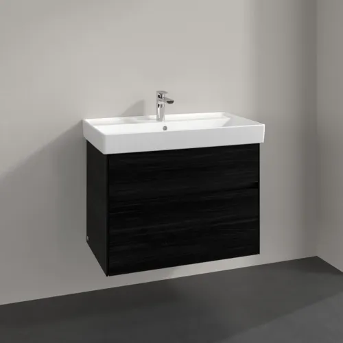 VILLEROY BOCH Toaletní skříňka Collaro, 2 výsuvy, 754 x 546 x 444 mm, černý dub #C01000AB, obrázek 2