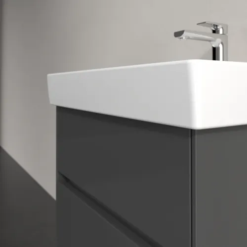 VILLEROY BOCH Toaletní skříňka Collaro, s osvětlením, 2 výsuvy, 554 x 546 x 444 mm, lesklá šedá #C008B0FP, obrázek 6