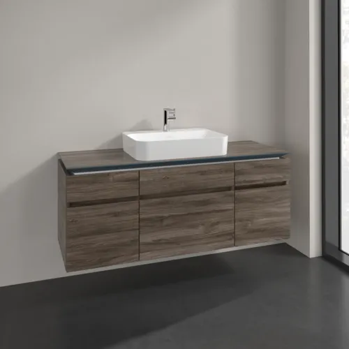 VILLEROY BOCH Legato toaletní skříňka, 5 výsuvů, 1400 x 550 x 500 mm, Kamenný dub / Kamenný dub #B76000RK, obrázek 2