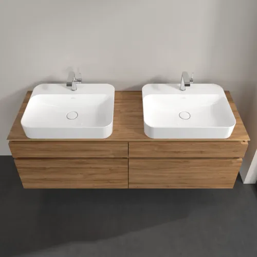 VILLEROY BOCH Legato toaletní skříňka, 4 výsuvy, 1600 x 550 x 500 mm, dub Kansas / dub Kansas #B76800RH, obrázek 4