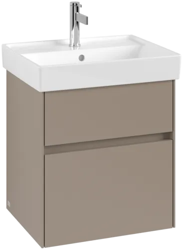 VILLEROY BOCH Toaletní skříňka Collaro, 2 výsuvy, 510 x 546 x 414 mm, taupe #C00700VM