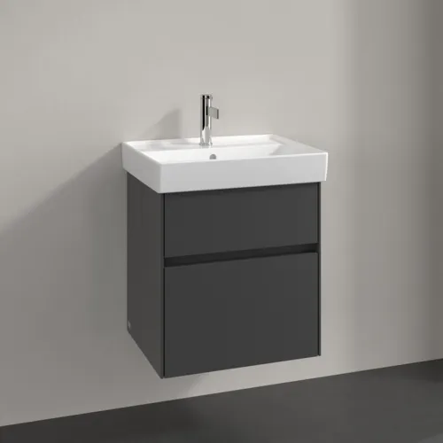 VILLEROY BOCH Toaletní skříňka Collaro, 2 výsuvy, 510 x 546 x 414 mm, grafitová barva #C00700VR, obrázek 2