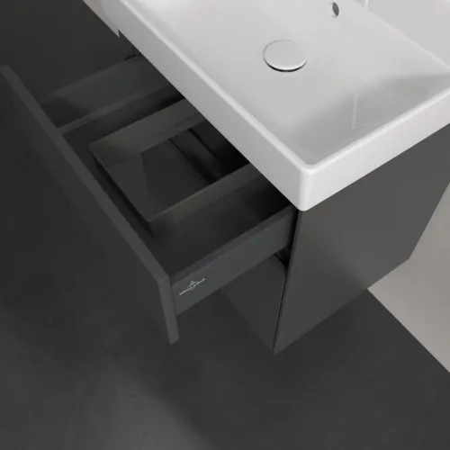 VILLEROY BOCH Toaletní skříňka Collaro, 2 výsuvy, 510 x 546 x 414 mm, grafitová barva #C00700VR, obrázek 7