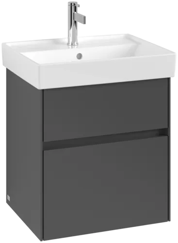 VILLEROY BOCH Toaletní skříňka Collaro, 2 výsuvy, 510 x 546 x 414 mm, grafitová barva #C00700VR