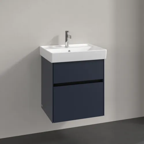 VILLEROY BOCH Toaletní skříňka Collaro, 2 výsuvy, 510 x 546 x 414 mm, Marine Blue #C00700VQ, obrázek 2