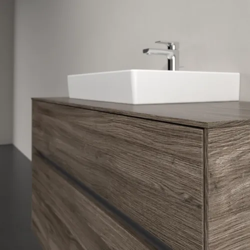 VILLEROY BOCH Toaletní skříňka Collaro, 2 výsuvy, 1000 x 548 x 500 mm, dub kamenný #C01400RK, obrázek 5