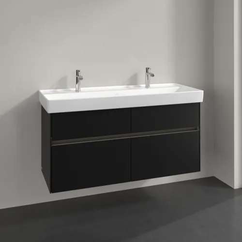 VILLEROY BOCH Toaletní skříňka Collaro, s osvětlením, 4 výsuvy, 1154 x 546 x 444 mm, Volcano Black #C012B0VL, obrázek 2