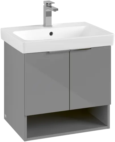 VILLEROY BOCH Toaletní skříňka Architectura, 2 dveře, 550 x 520 x 438 mm, šedá #B88900VT